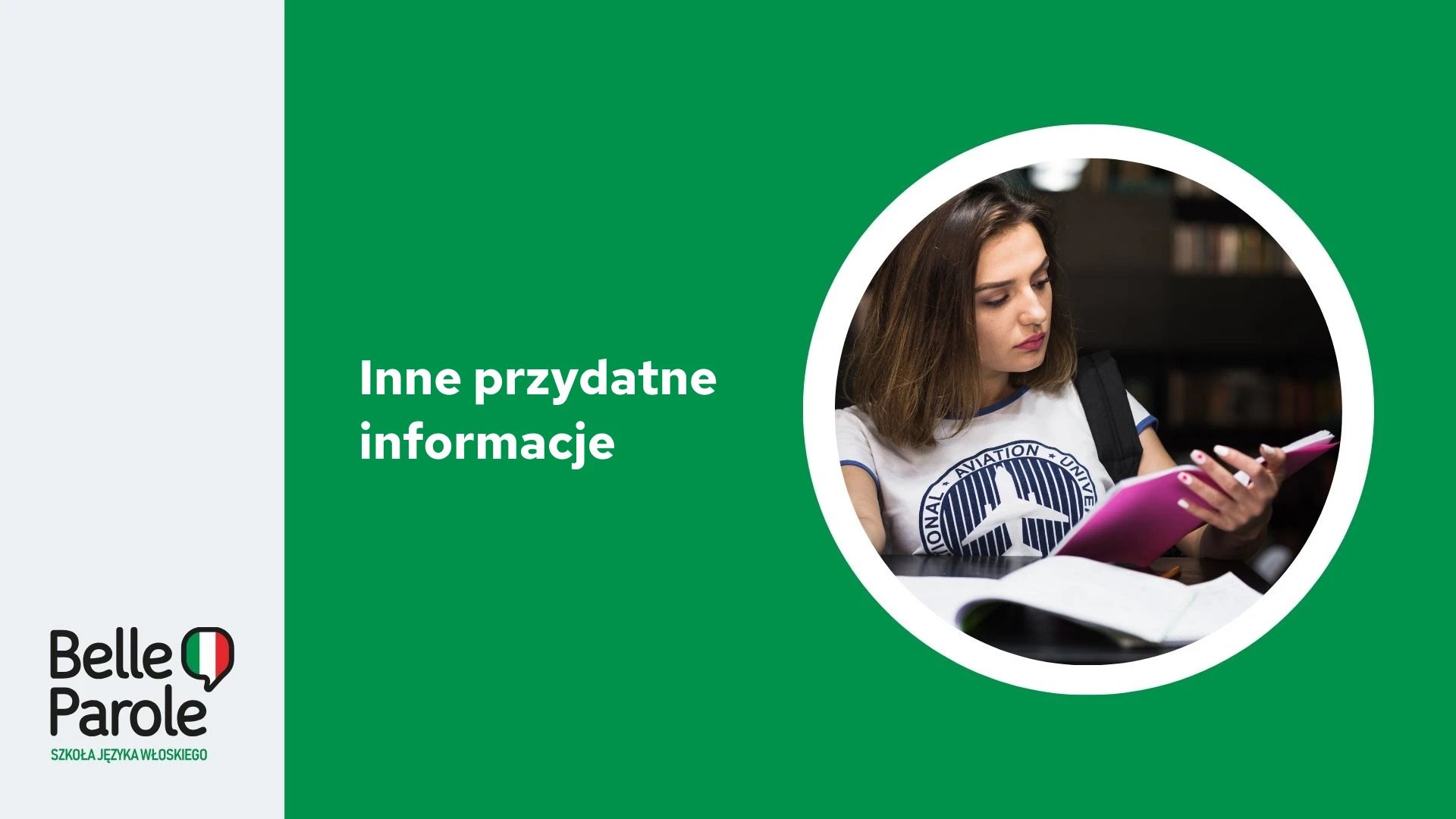 Inne przydatne informacje