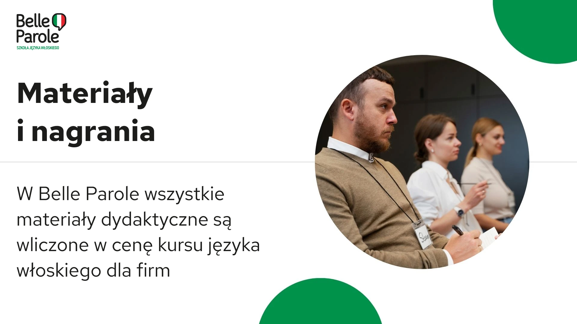 Materiały i nagrania