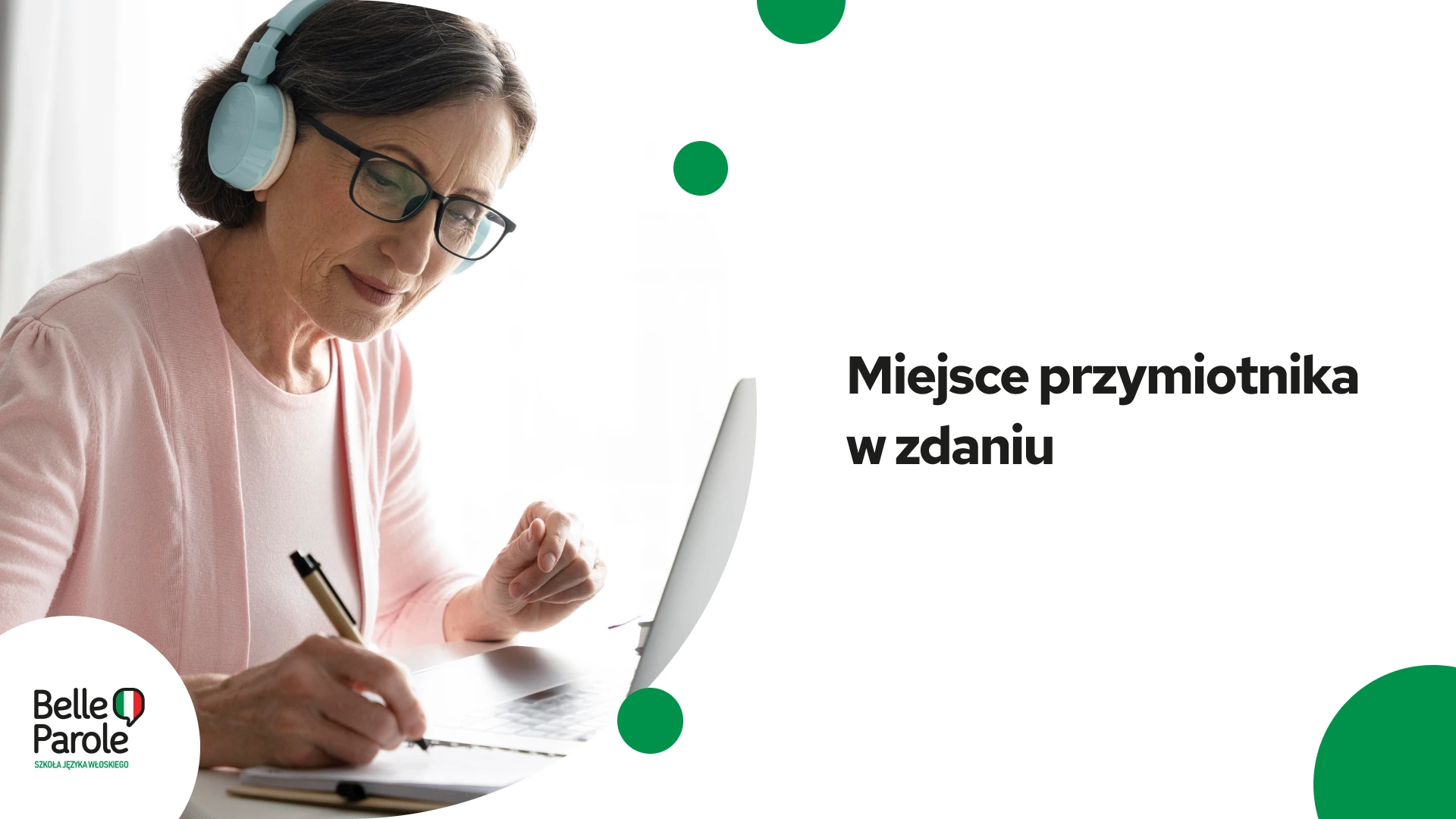 Miejsce przymiotnika w zdaniu