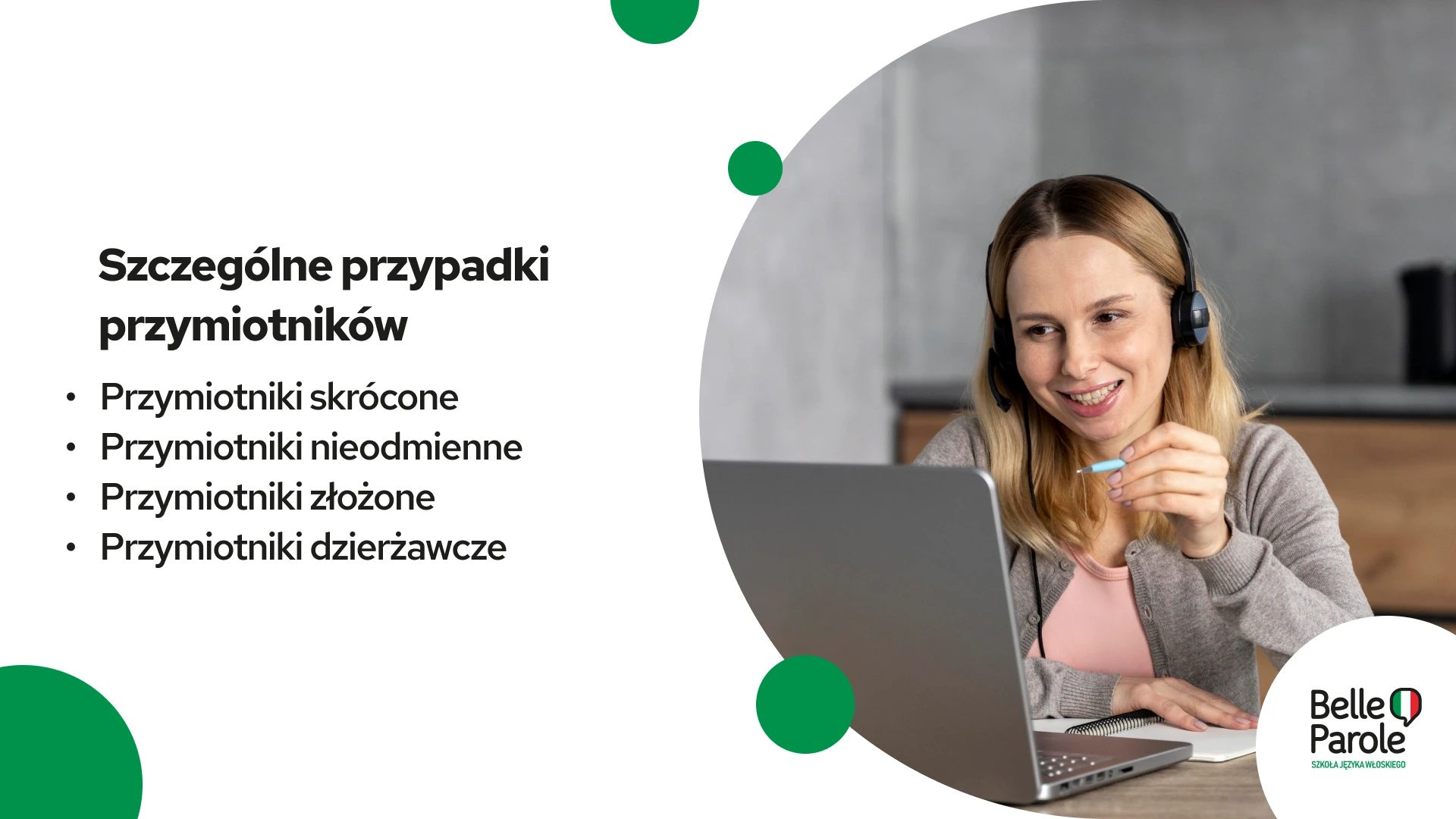 Szczególne przypadki przymiotników