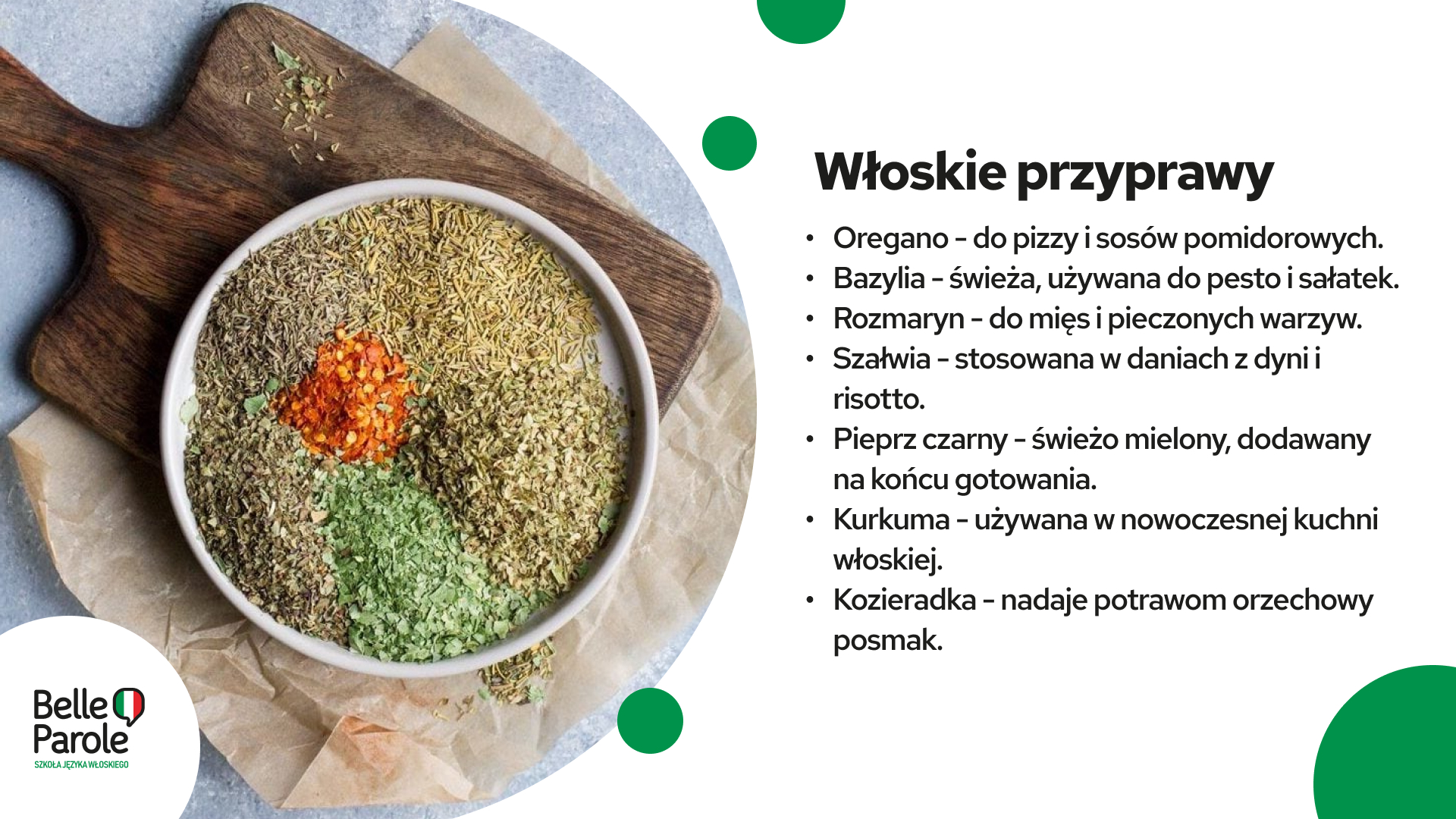 Włoskie przyprawy