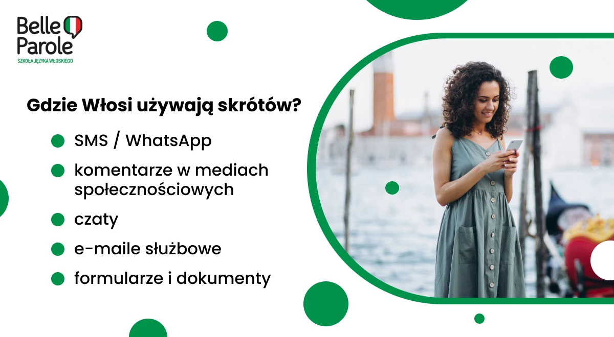 Gdzie Włosi używają skrótów?