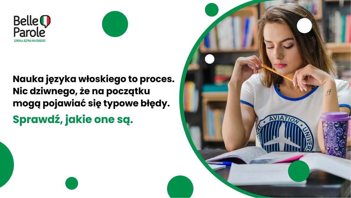 Błędy podczas nauki włoskiego