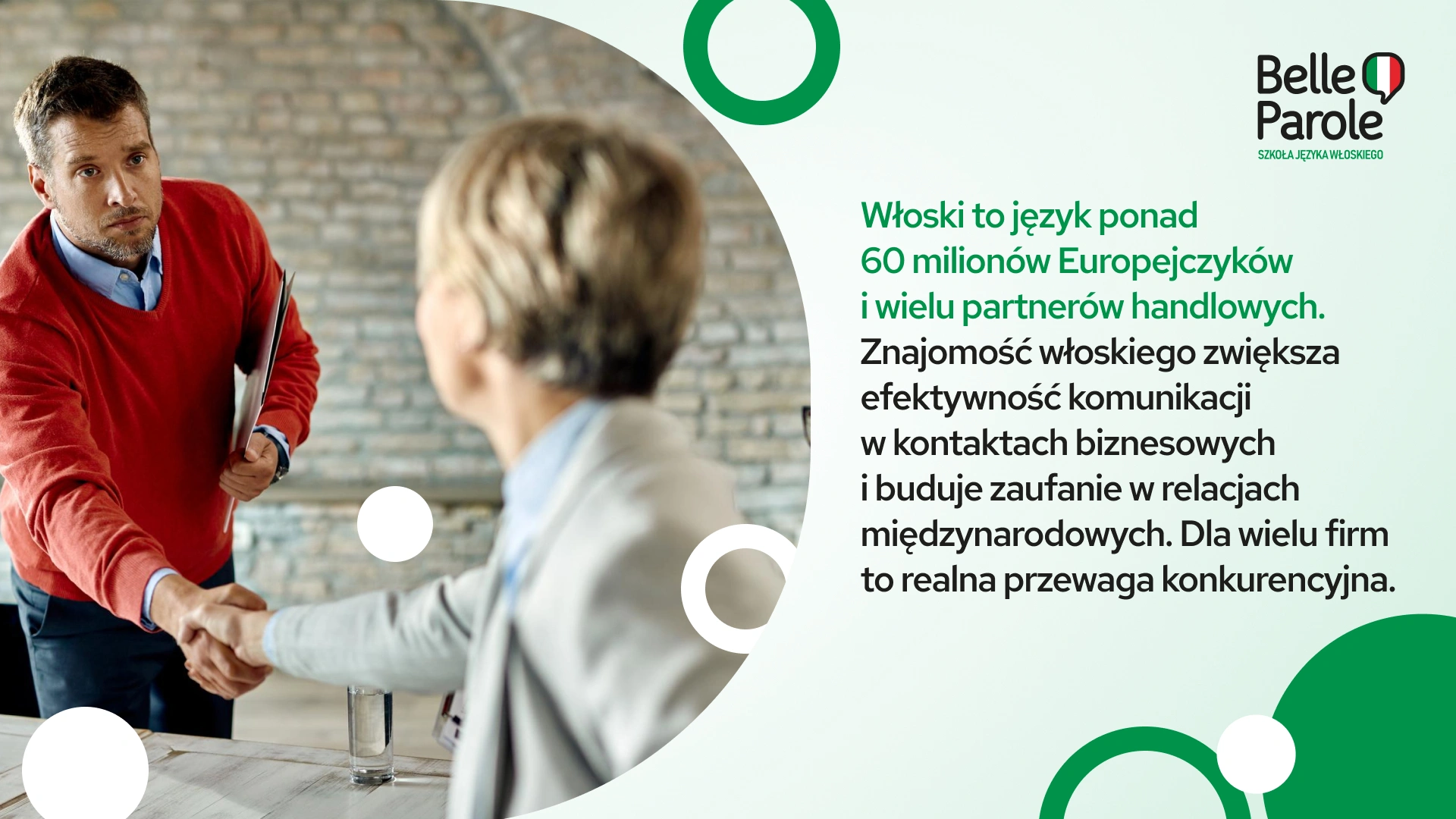 Dlaczego warto inwestować w język włoski w firmie? Włoski kurs biznesowy online