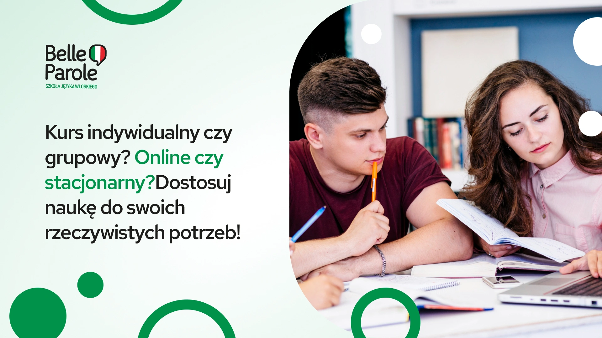 Różne typy kursów