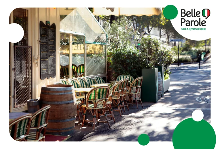 włoski w gastronomii słownictwo