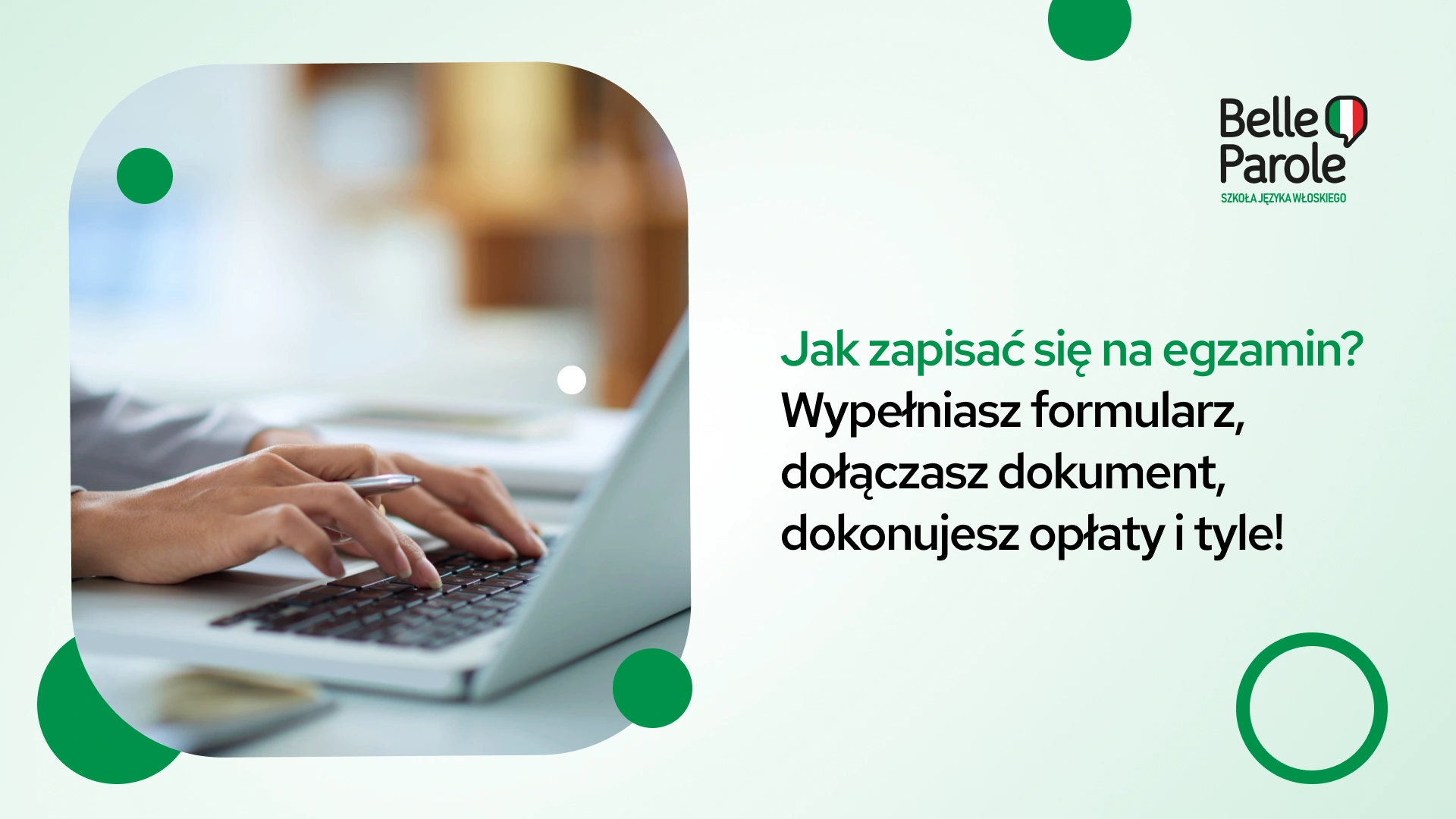 Jak zapisać się na egzamin?
