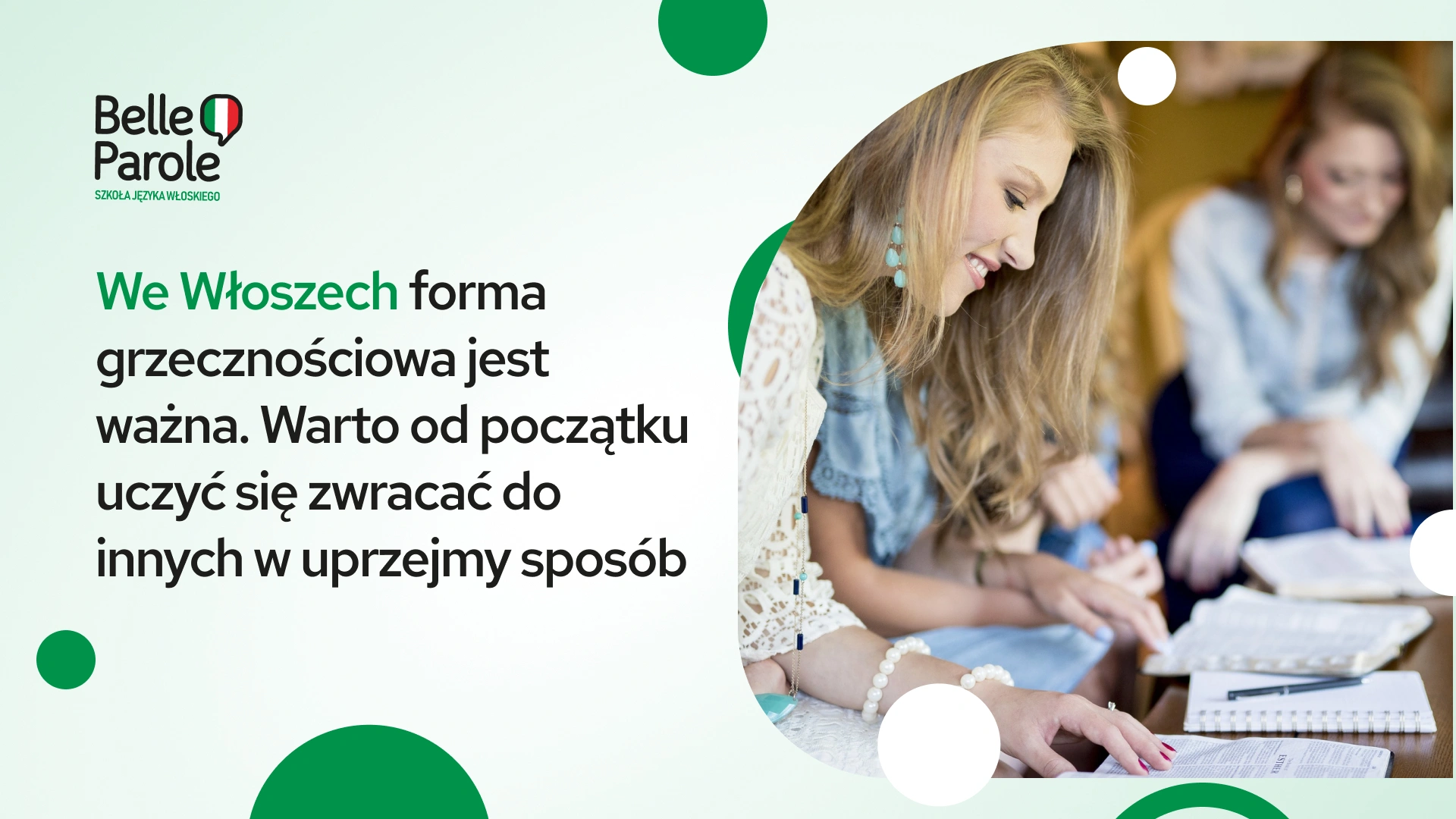 Formy grzecznościowe w języku włoskim