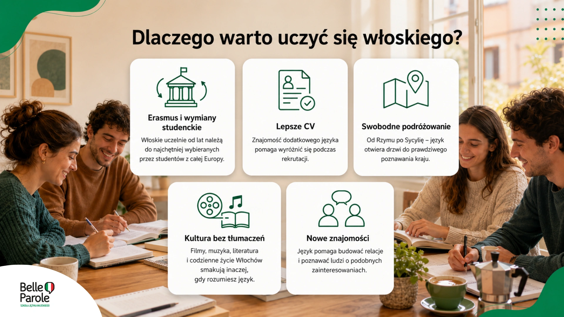 Dlaczego warto uczyć się włoskiego?