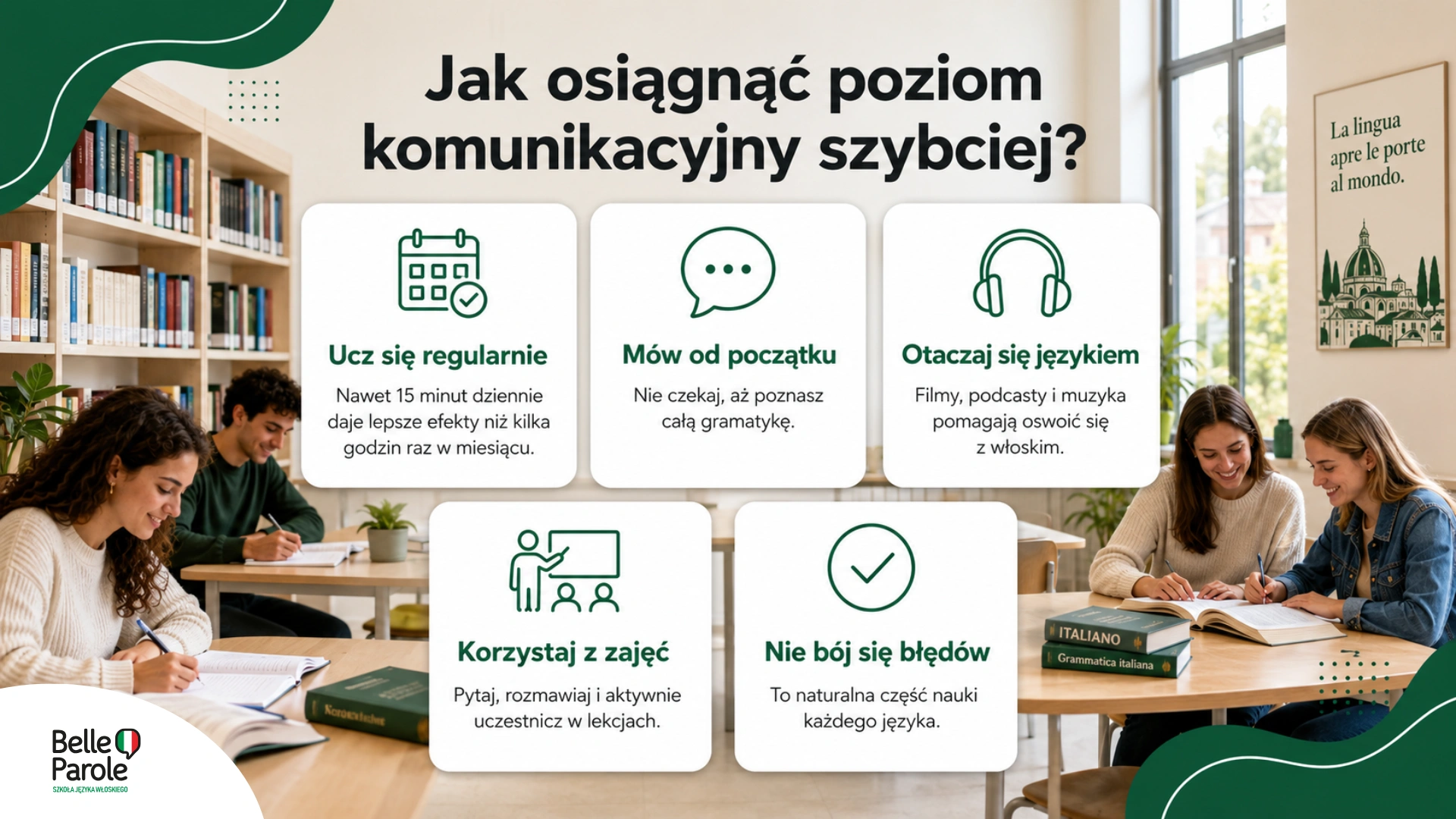 Jak osiągnąć poziom komunikacyjny szybciej?