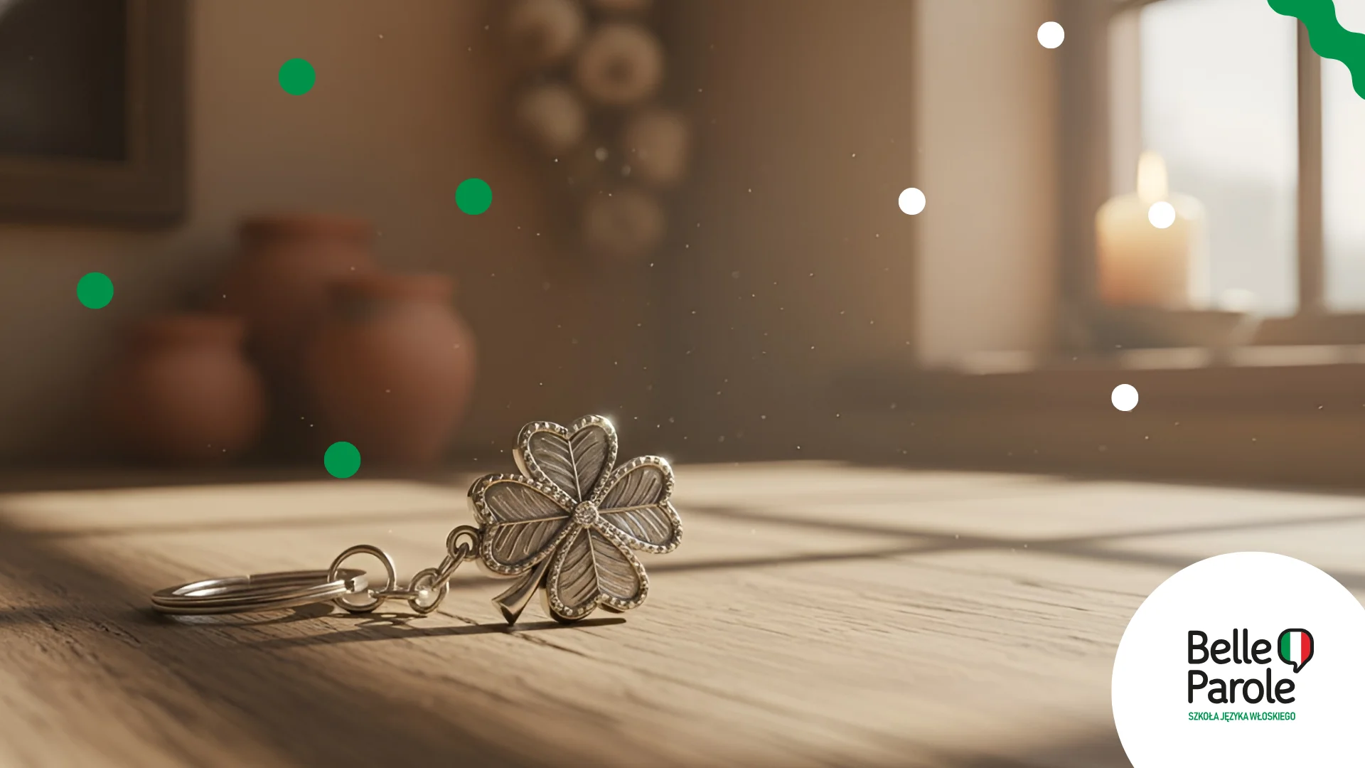 Czterolistna koniczyna w biżuterii