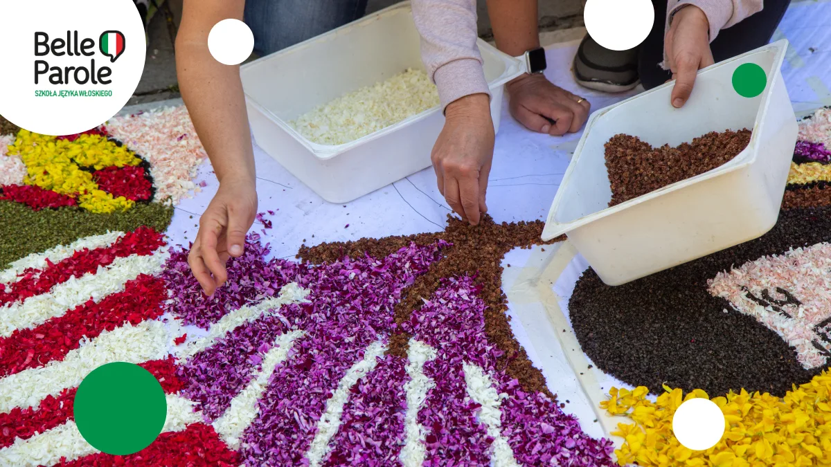 Mało znane święta we włoszech - L’Infiorata – kwiatowe dywany w Spello