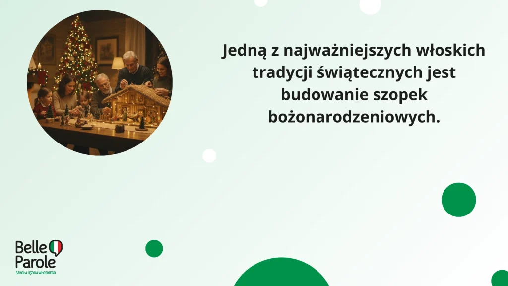 Szopki bożonarodzeniowe - włoskie zwyczaje bożonarodzeniowe

