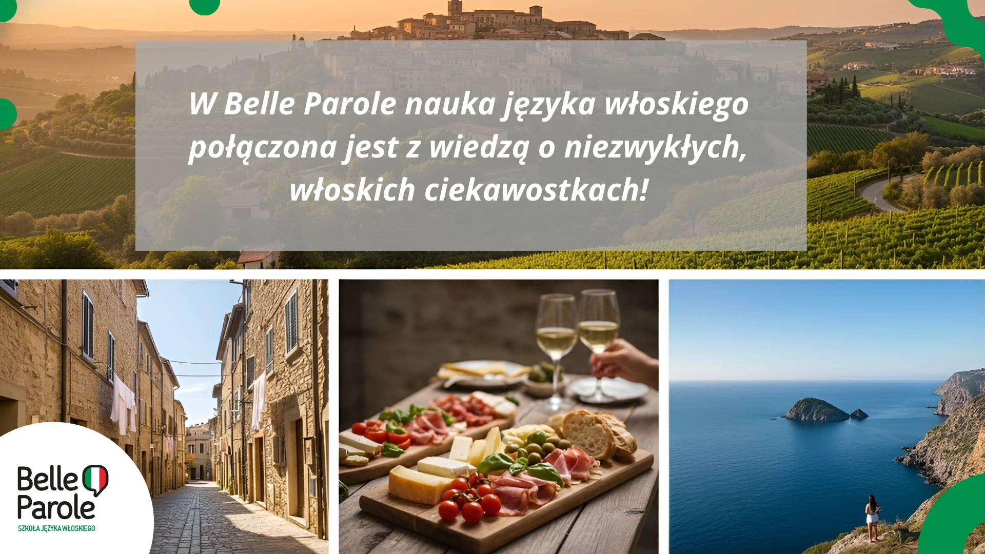 Ucz się języka w Belle Parole