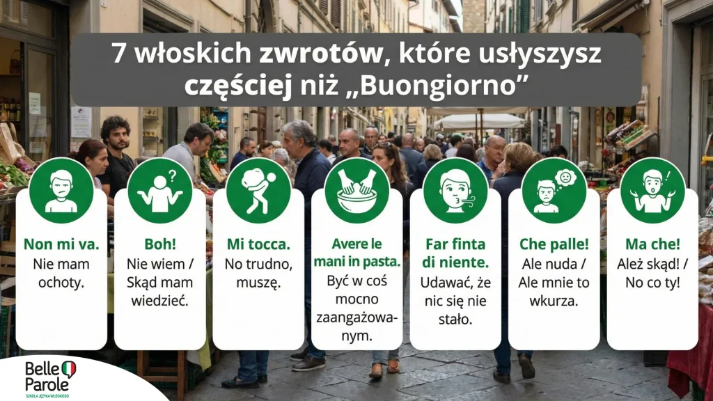 7 włoskich zwrotów, które usłyszysz częściej niż Buongiorno