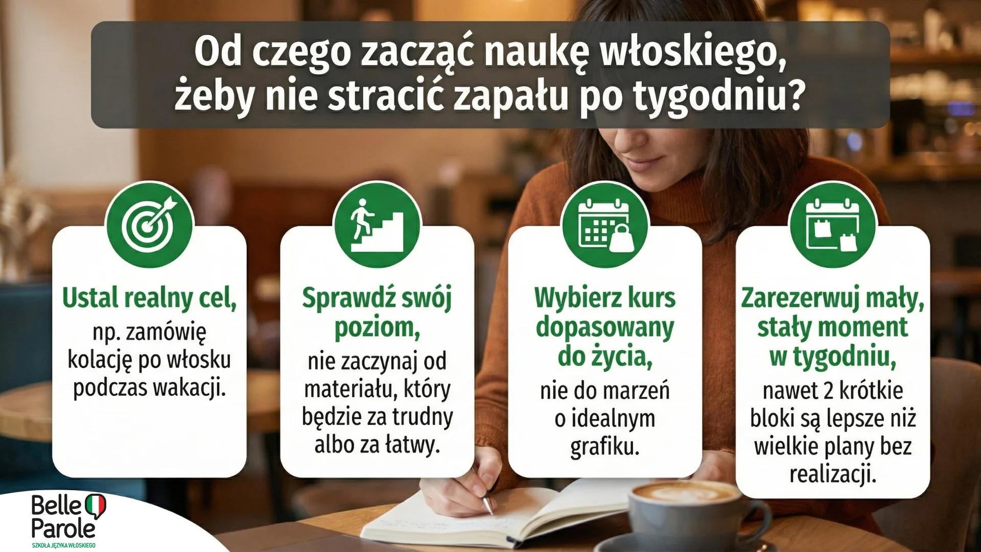 Od czego zacząć naukę włoskiego, żeby nie stracić zapału po tygodniu?