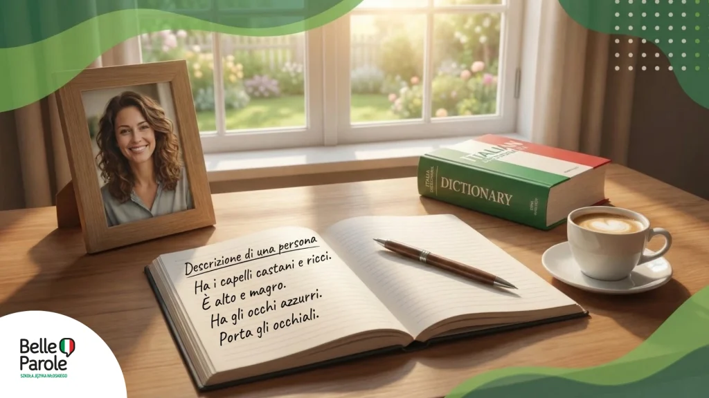 Opis osoby po włosku