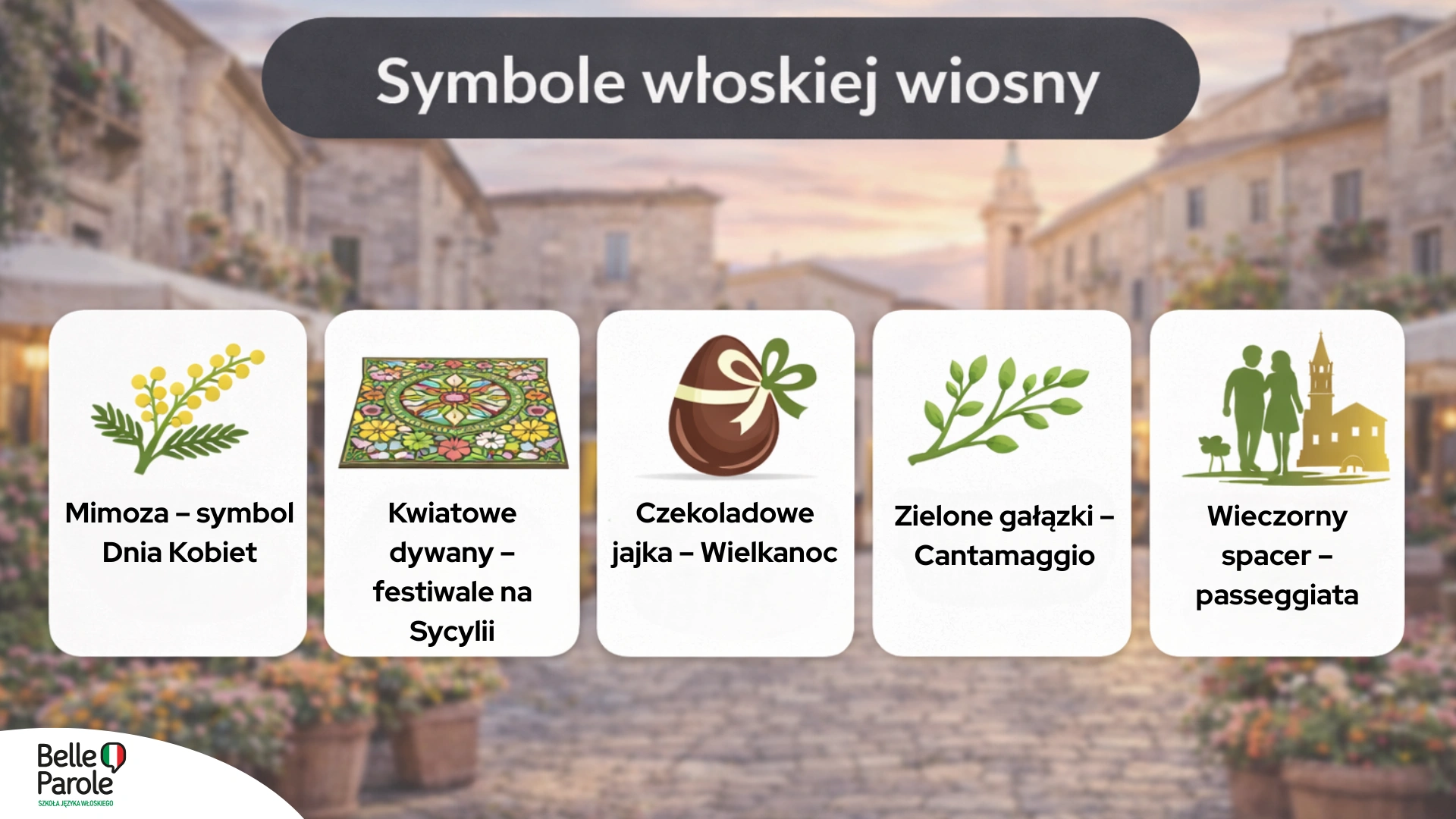 Symbole włoskiej wiosny