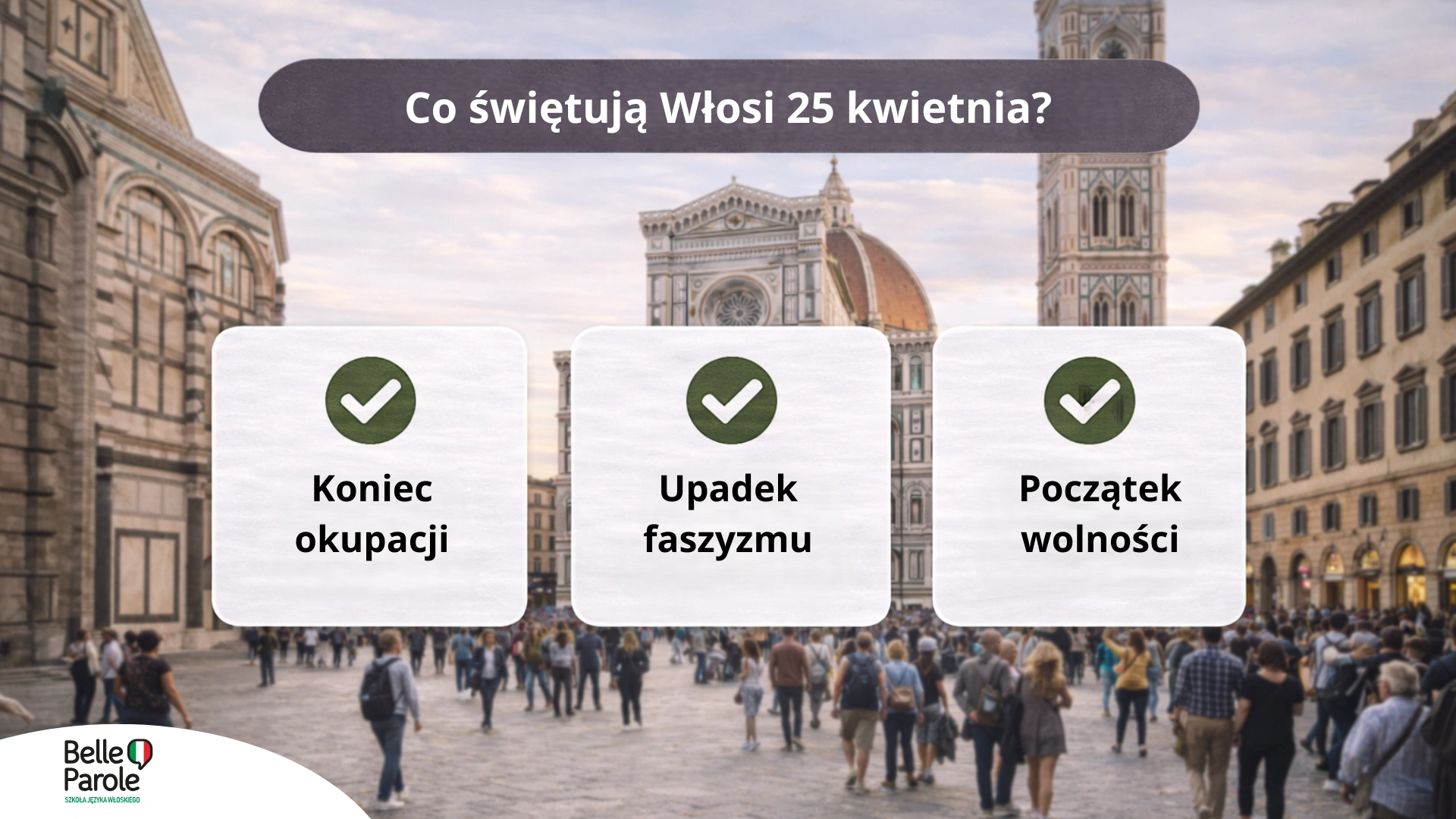 Co Włosi świętują 25 kwietnia?