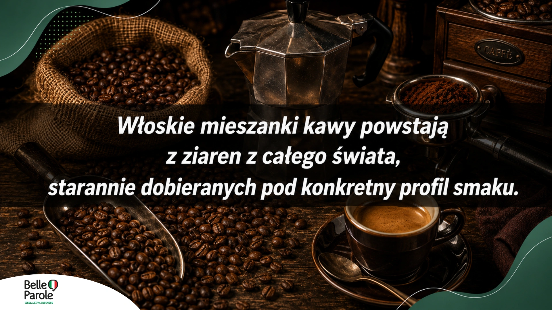 Włoskie mieszanki kawy - kawa we Włoszech
